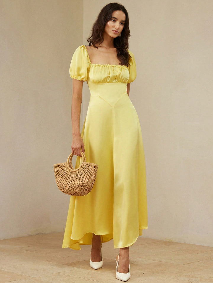 Rochie maxi SHEIN, galben
