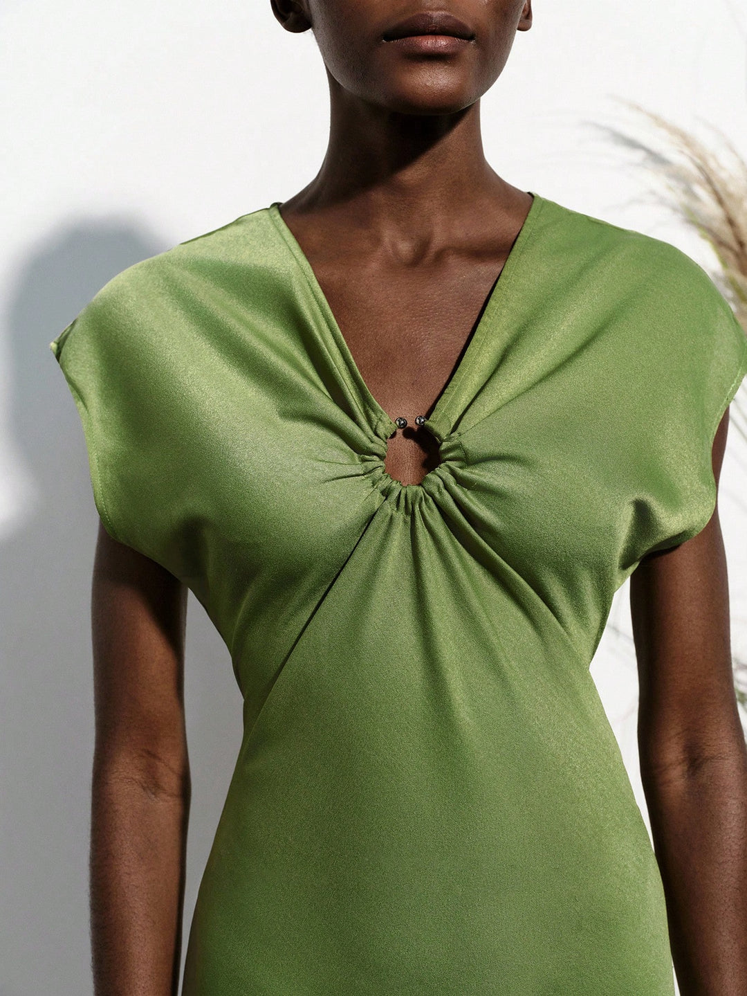 Rochie maxi SHEIN, verde