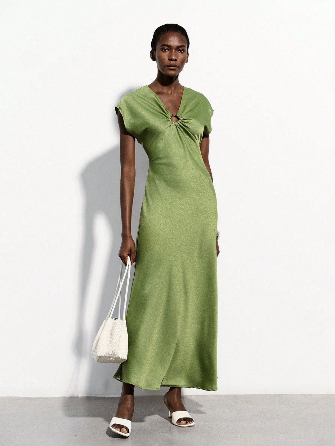 Rochie maxi SHEIN, verde