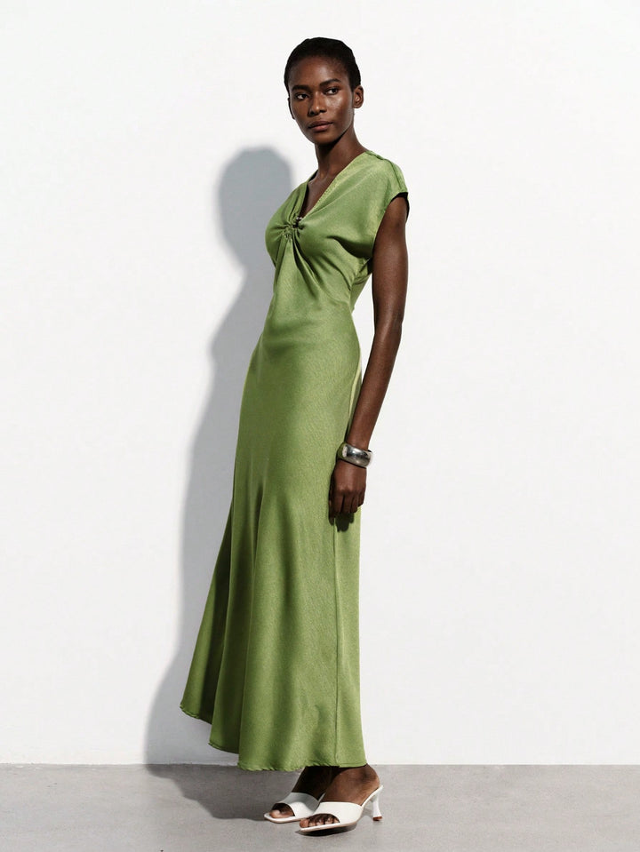 Rochie maxi SHEIN, verde