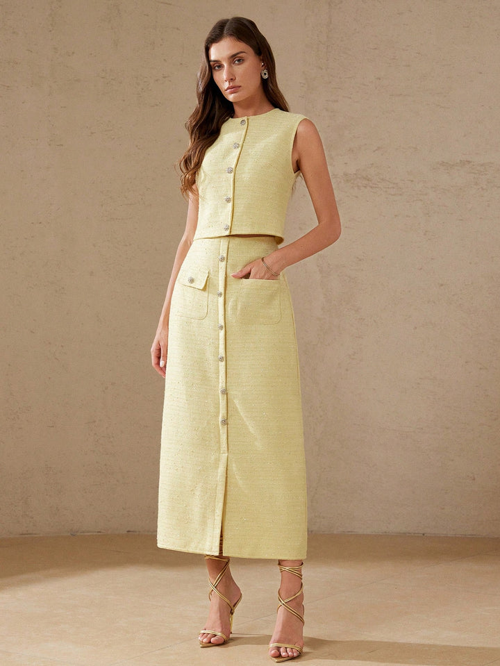 Costum SHEIN, galben
