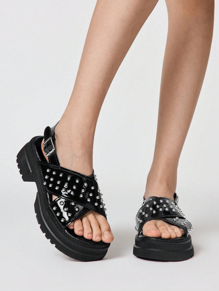 Sandale SHEIN, negru