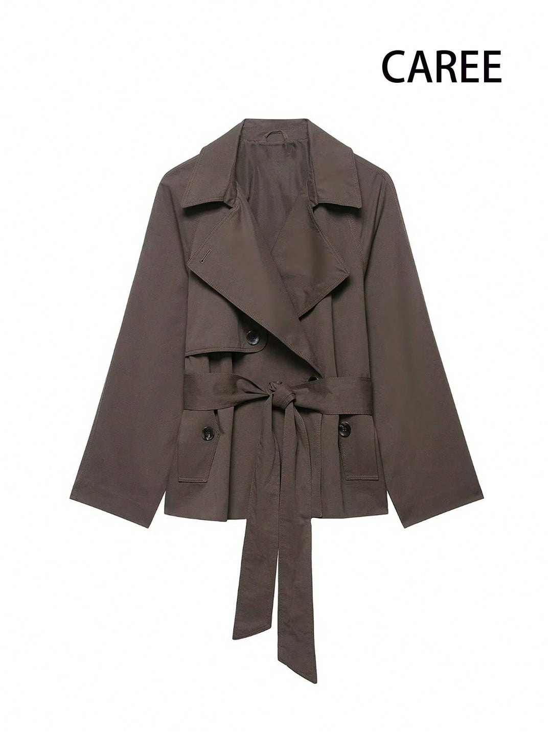 SHEIN télikabát, khaki