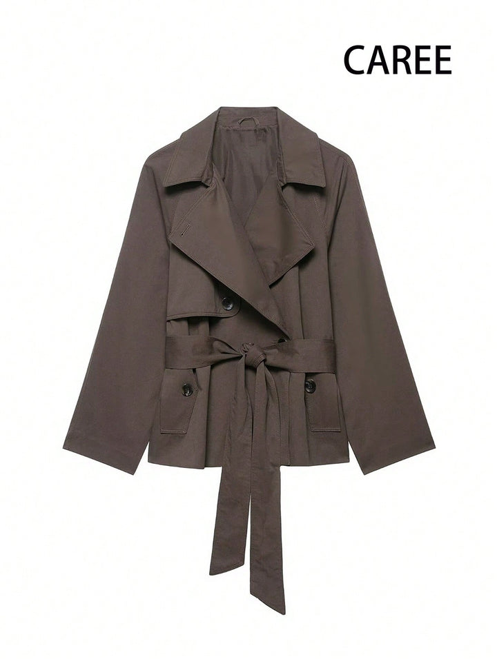 SHEIN télikabát, khaki
