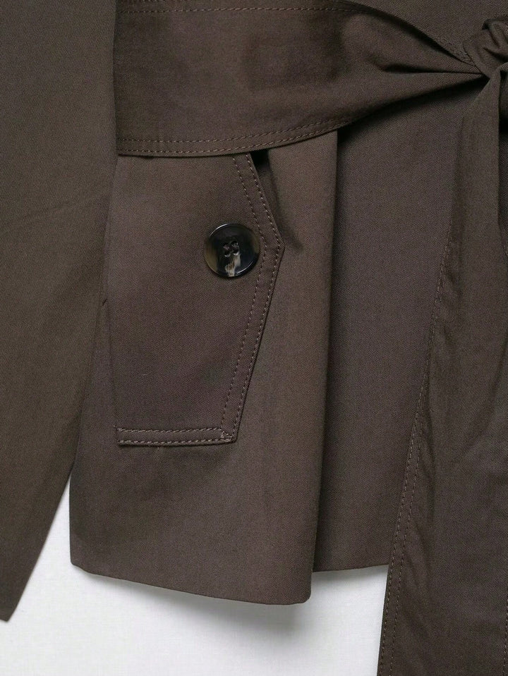 SHEIN télikabát, khaki
