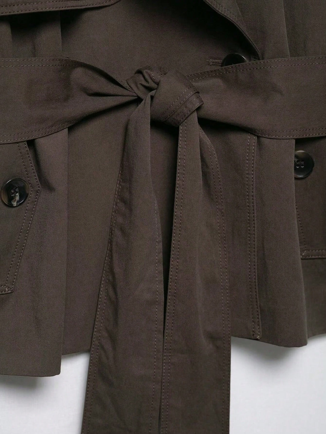 SHEIN télikabát, khaki
