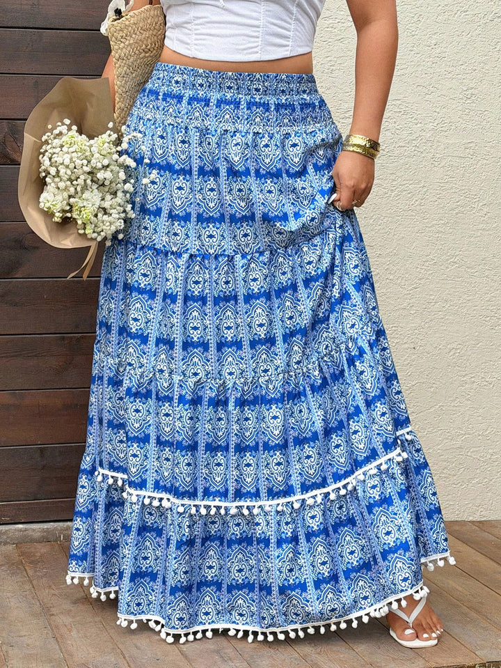 Fustă maxi SHEIN, mix culori
