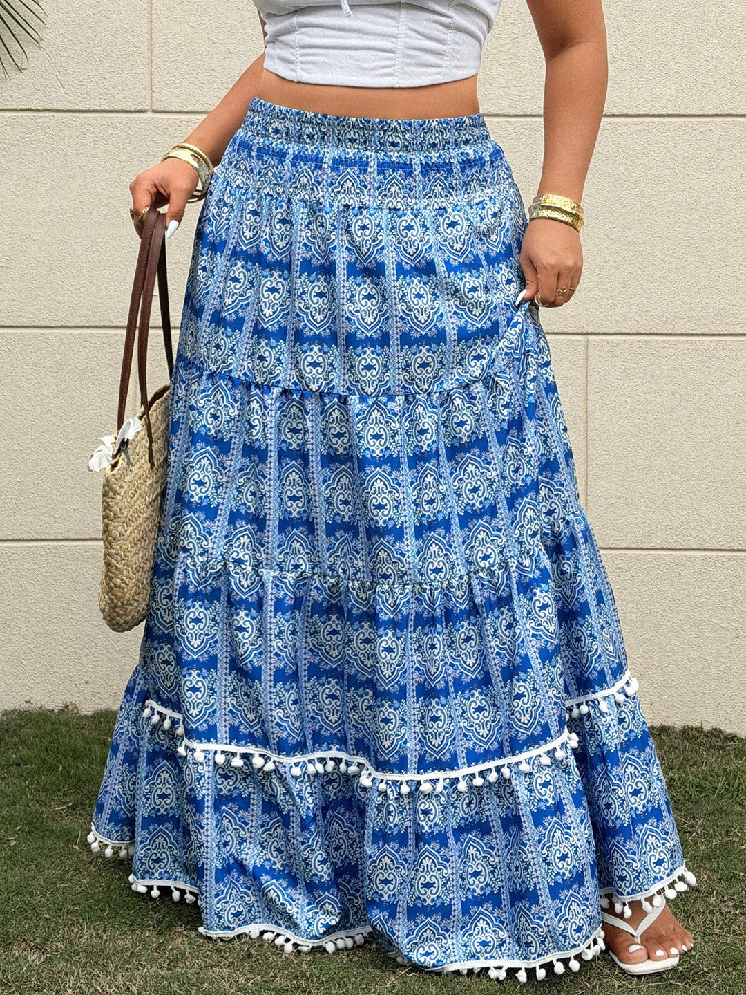 Fustă maxi SHEIN, mix culori