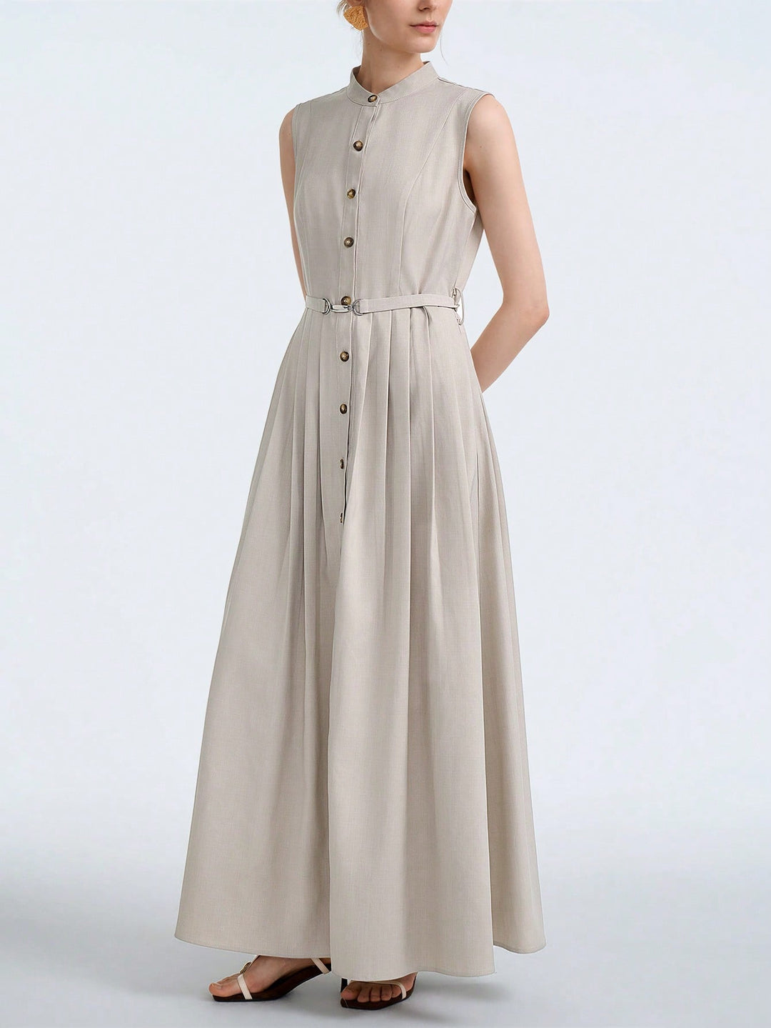 Rochie maxi SHEIN, gri