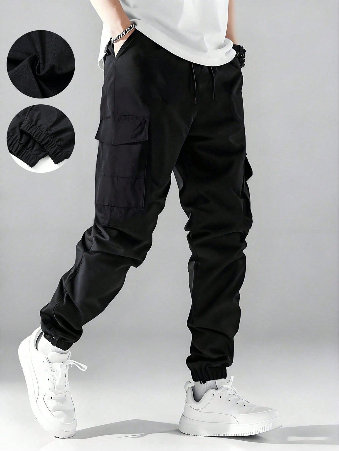 Pantaloni SHEIN, negru