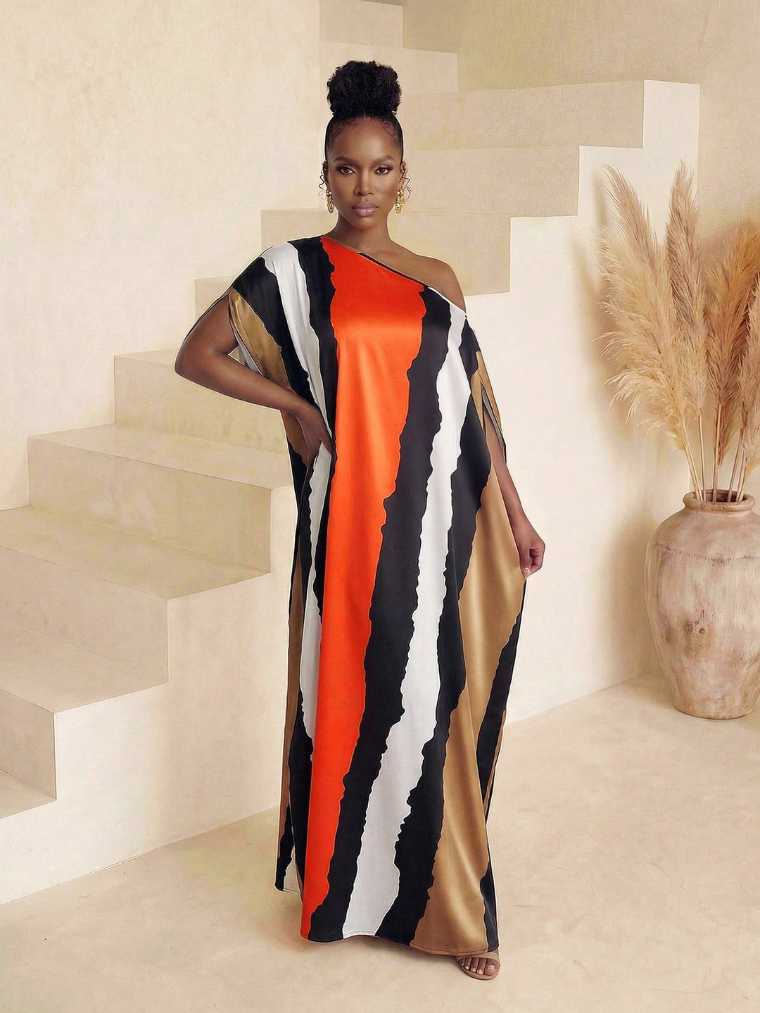 Rochie maxi SHEIN, mix culori