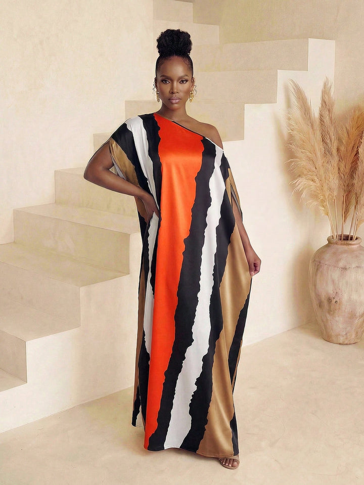 Rochie maxi SHEIN, mix culori