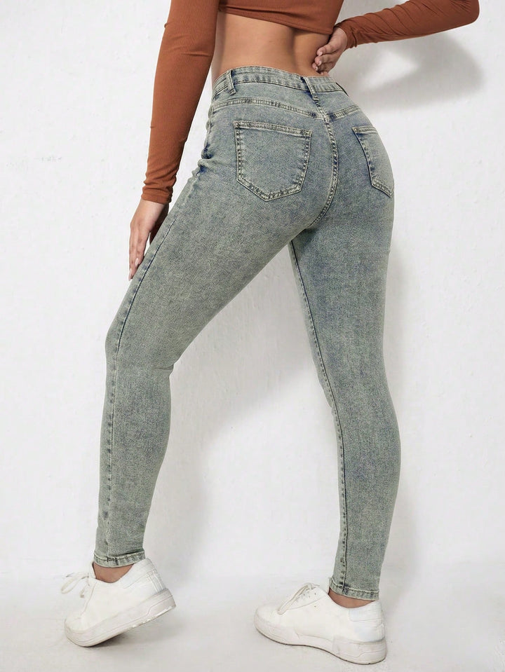 Jeans SHEIN, albastru