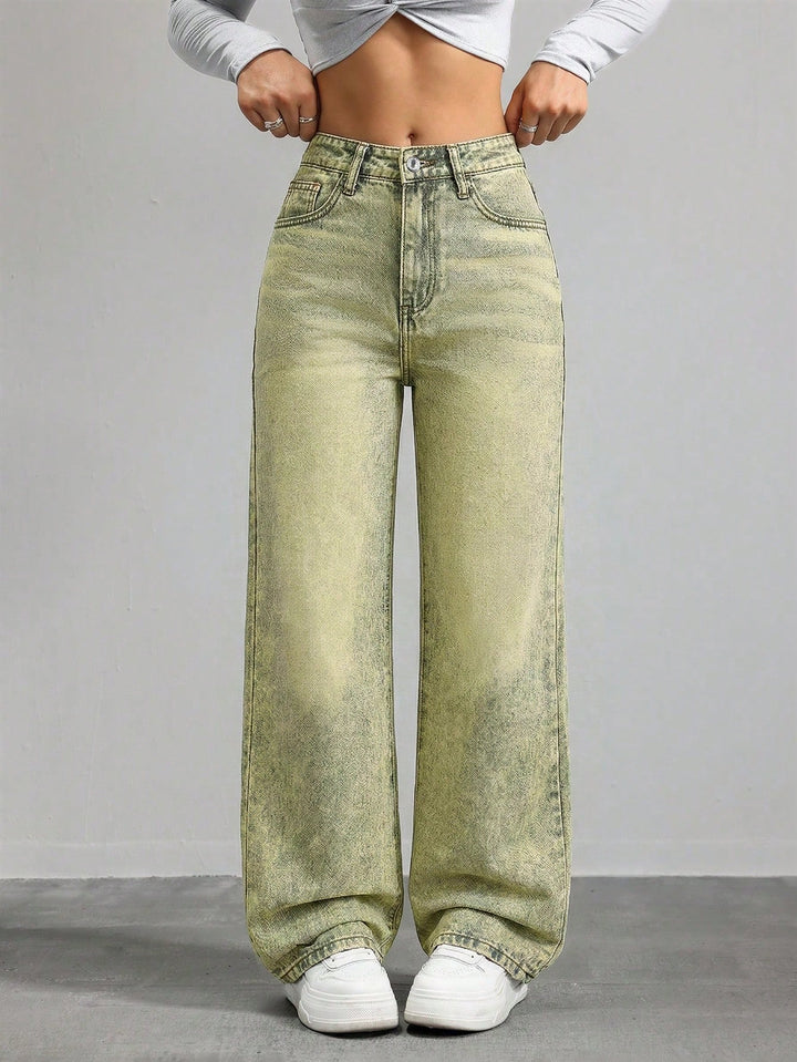 Jeans SHEIN, verde