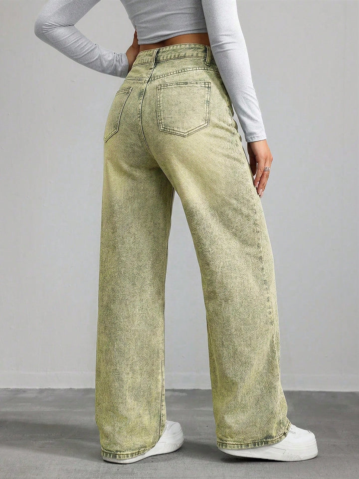 Jeans SHEIN, verde