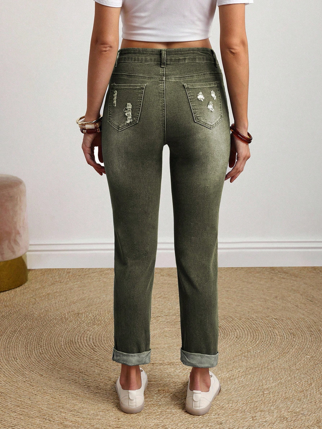 Jeans SHEIN, verde