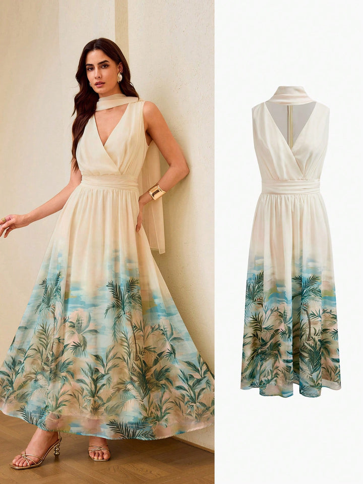 SHEIN maxi dress, mixed colors