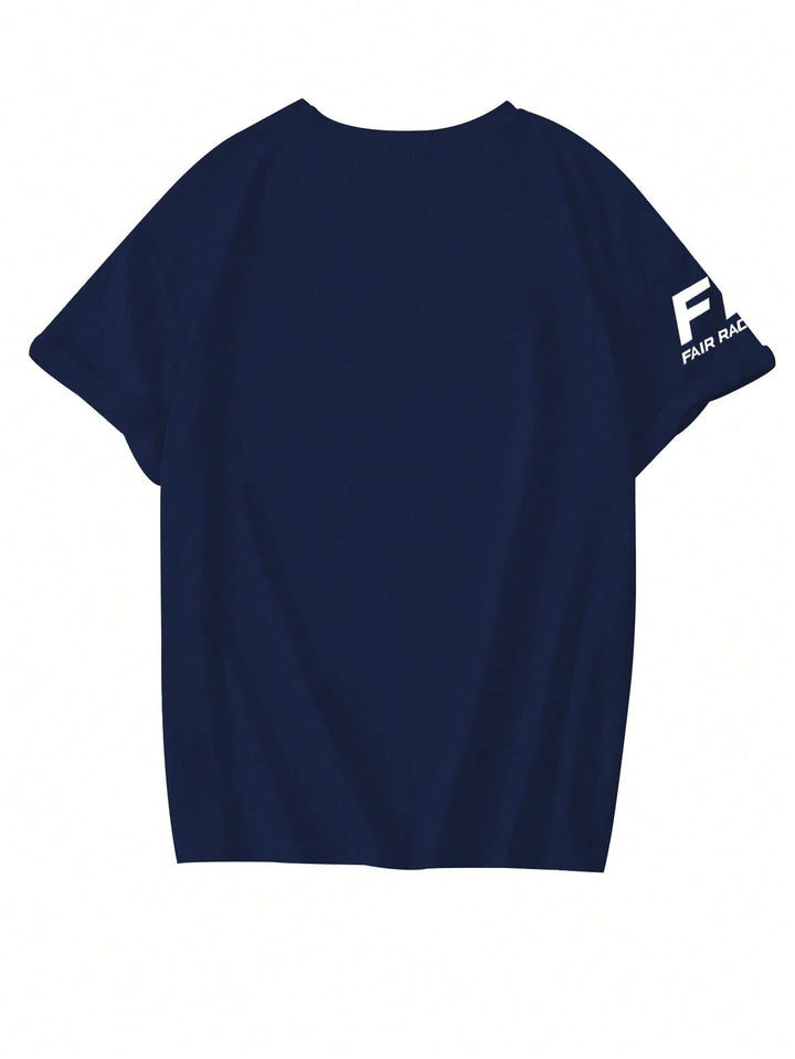 SHEIN T-shirt, kék