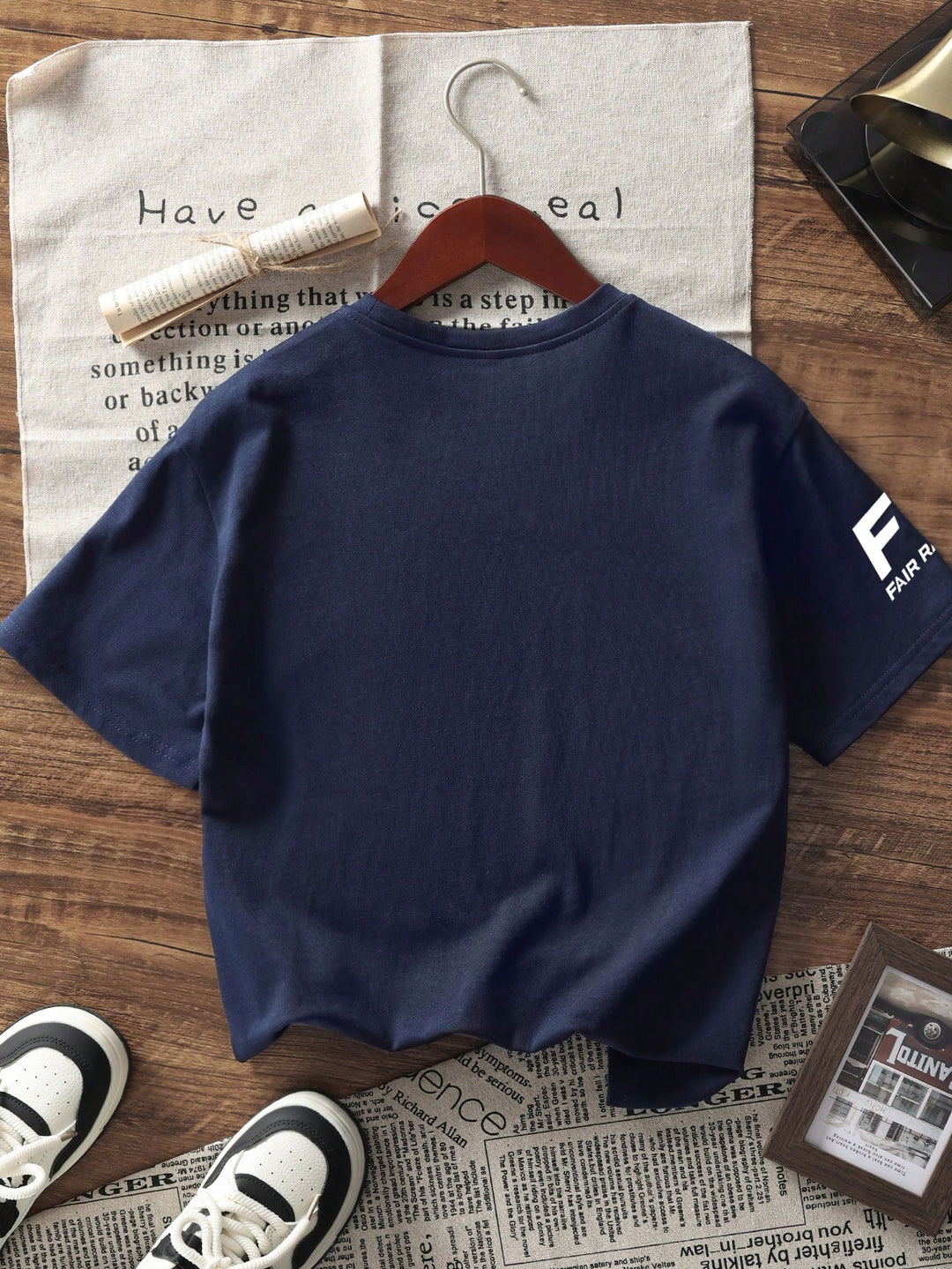 SHEIN T-shirt, kék