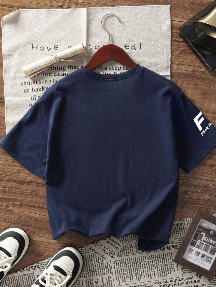 SHEIN T-shirt, kék