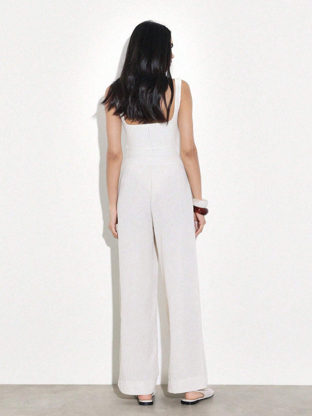 Pantaloni SHEIN, portocaliu
