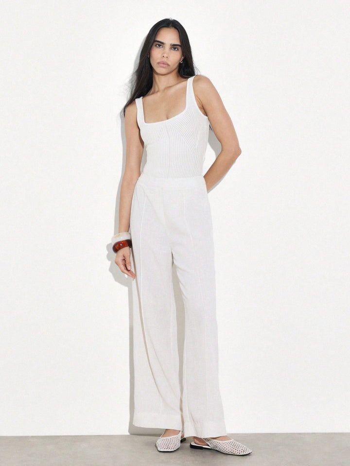 Pantaloni SHEIN, portocaliu