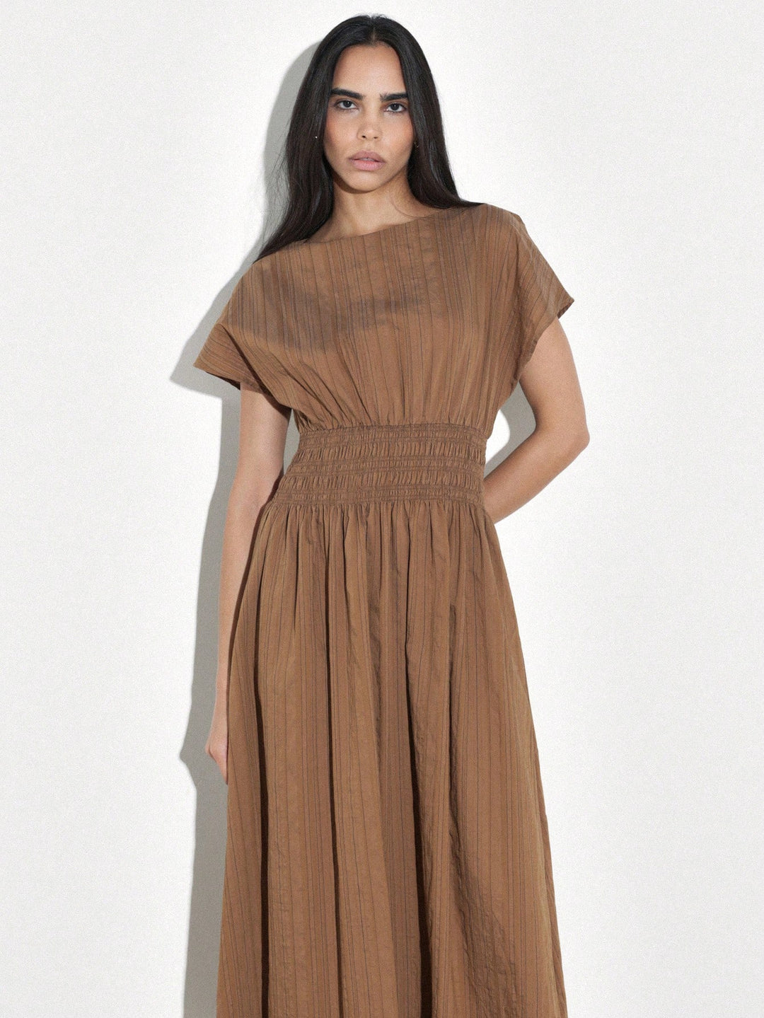 Rochie maxi SHEIN, maro
