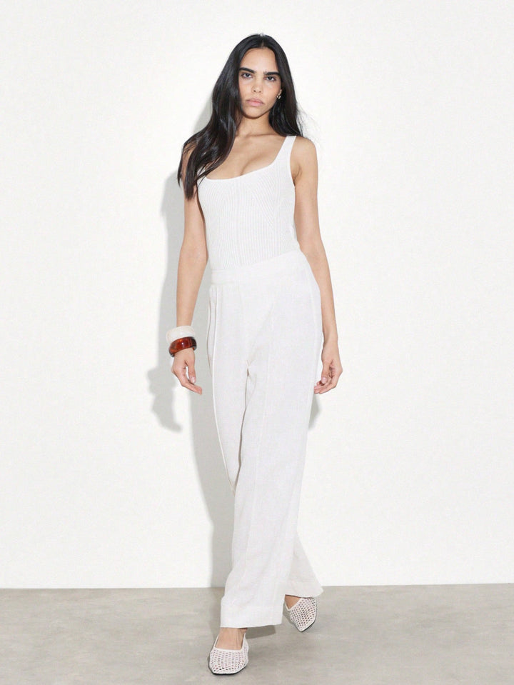 Pantaloni SHEIN, portocaliu