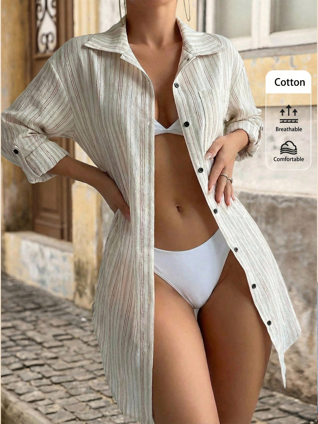 Fusta de plaja SHEIN, mix culori