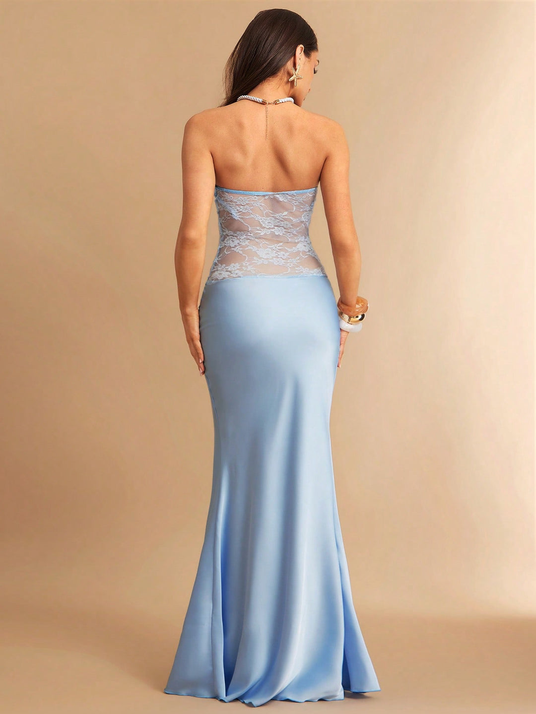 Rochie maxi SHEIN, albastru