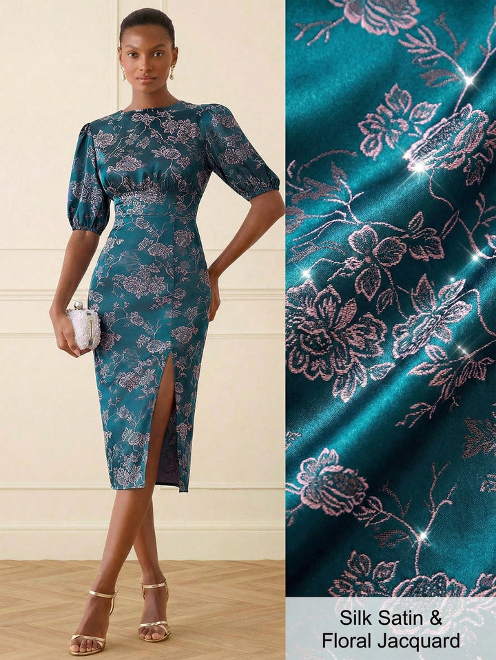 Rochie midi SHEIN, albastru