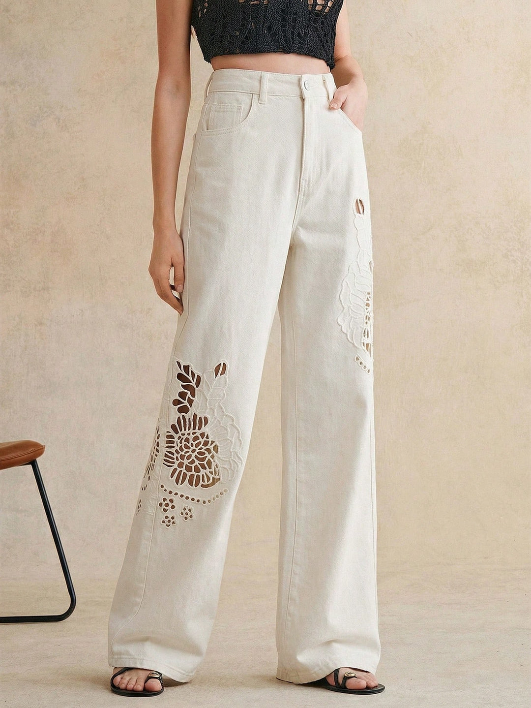 Jeans SHEIN, bej