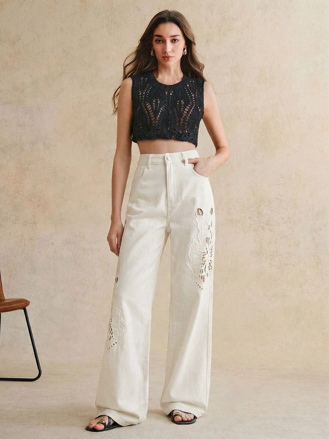 Jeans SHEIN, bej