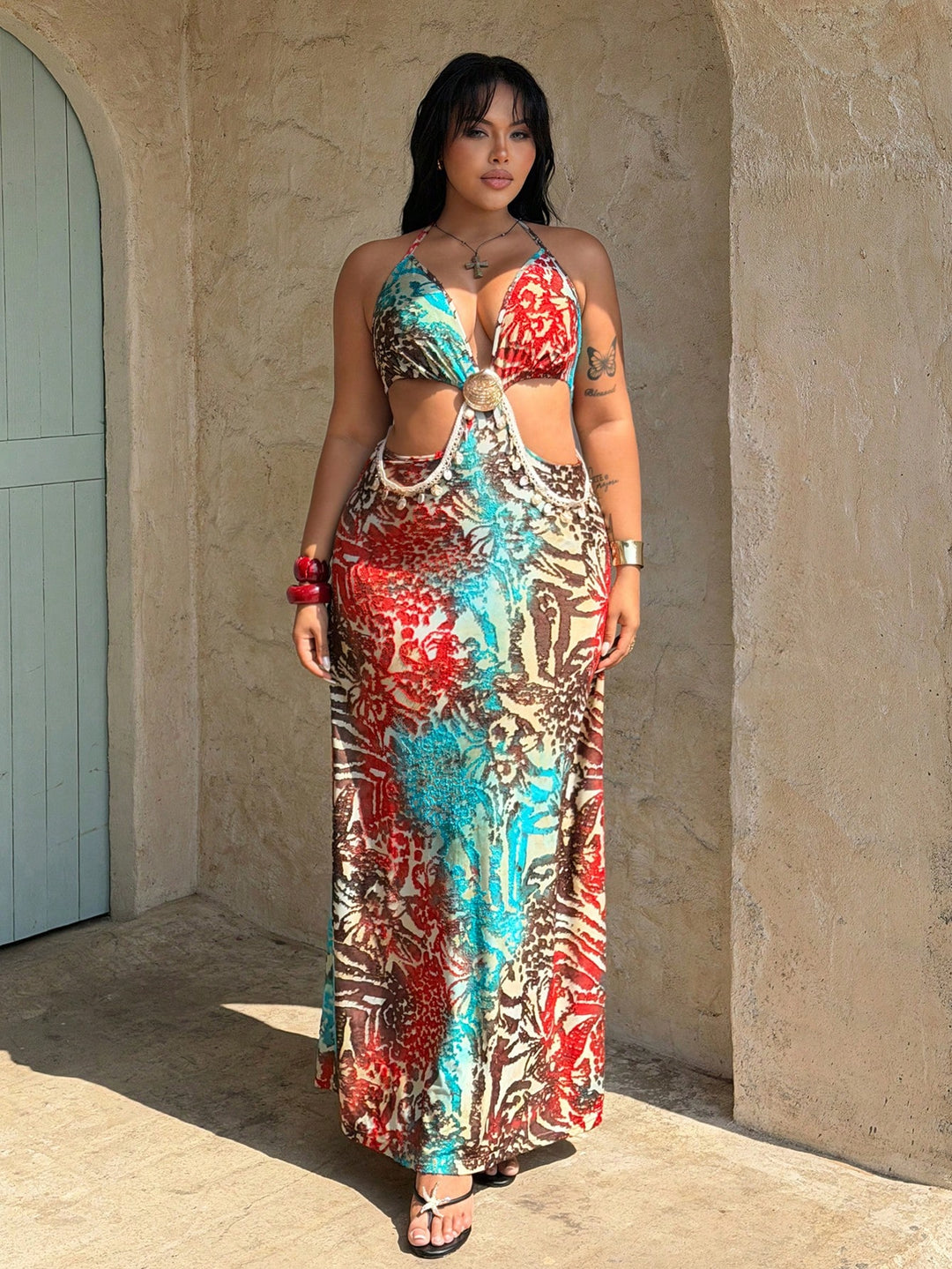 Rochie SHEIN, mix culori