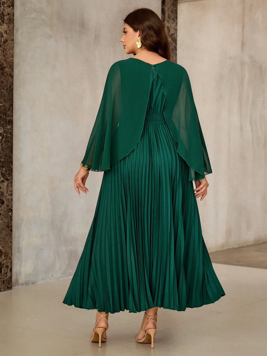 Rochie maxi SHEIN, verde