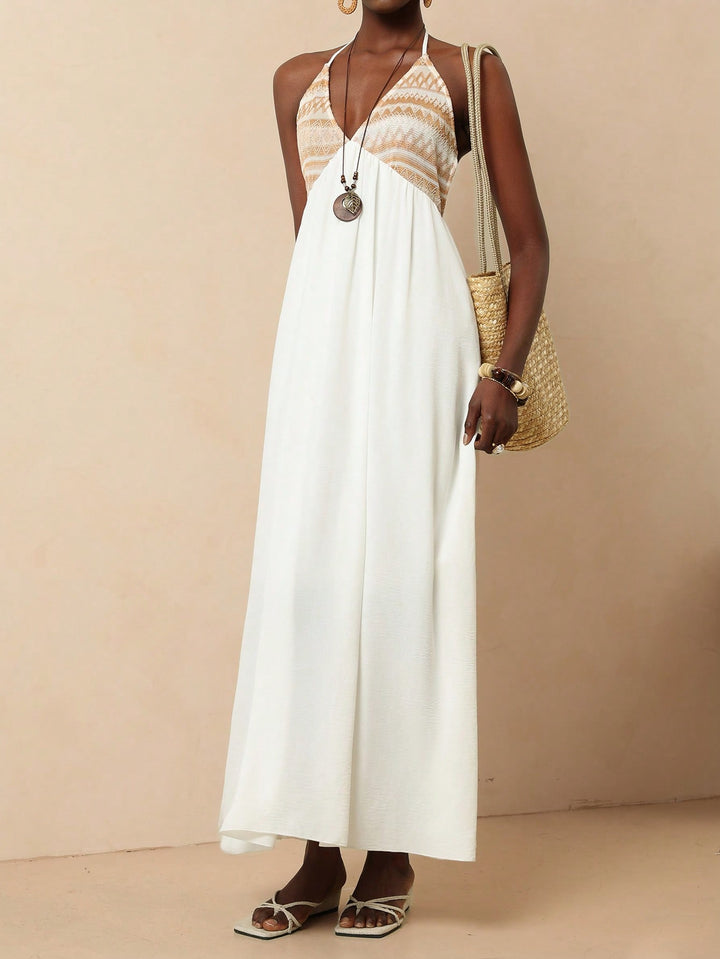 Rochie maxi SHEIN, kaki