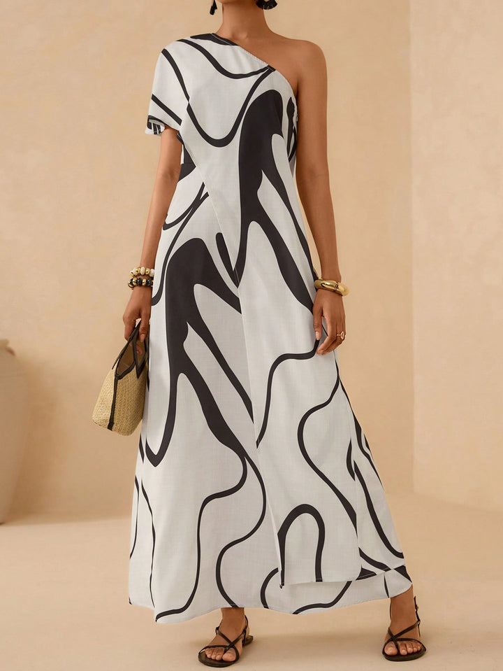 Rochie maxi SHEIN, mix culori