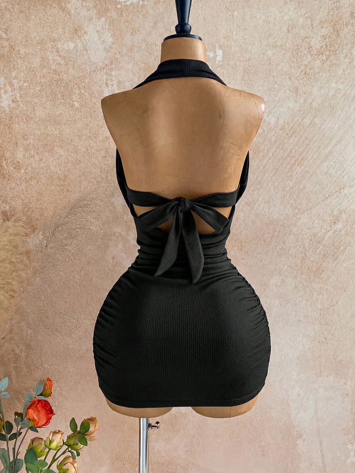 SHEIN mini ruha, fekete