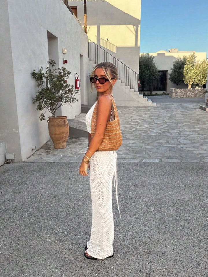 SHEIN jumpsuit, bézs