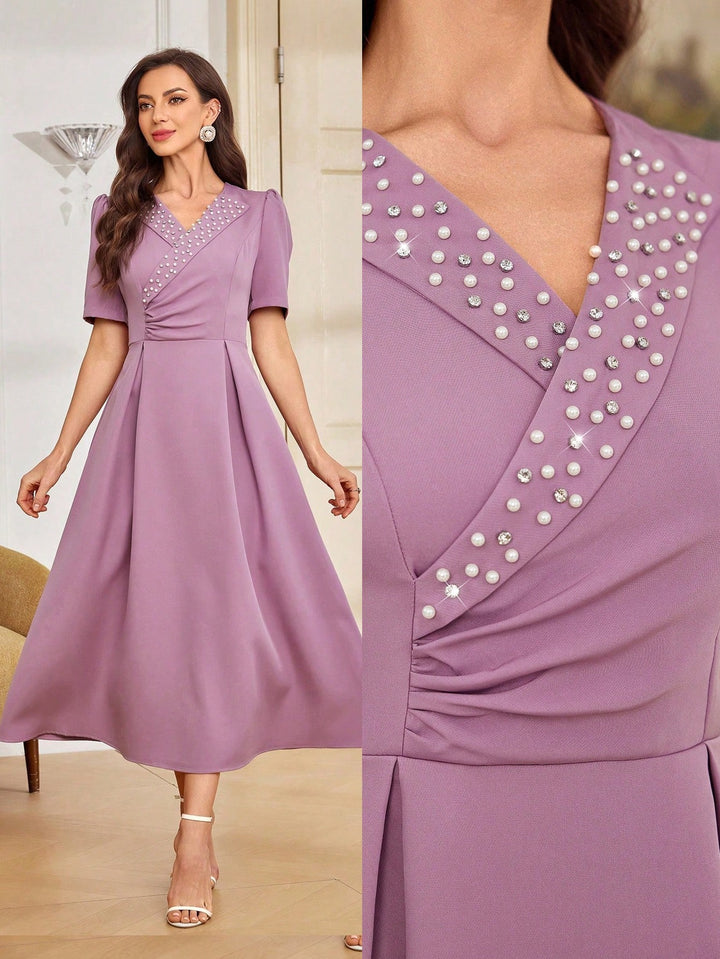 Rochie midi SHEIN, mov