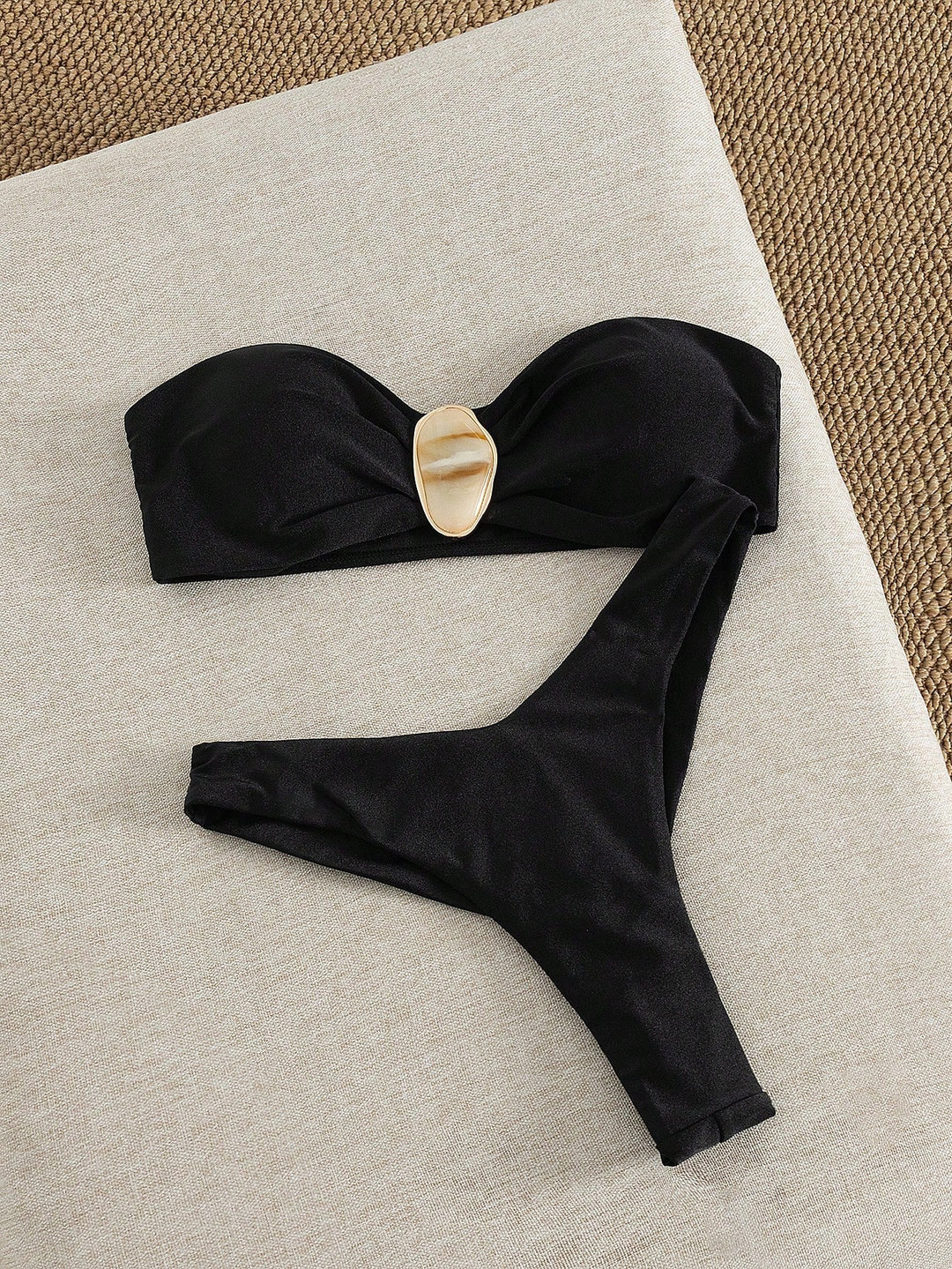 Set bikini SHEIN, negru