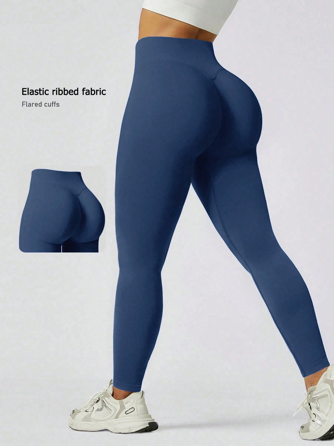 Pantaloni SHEIN, albastru