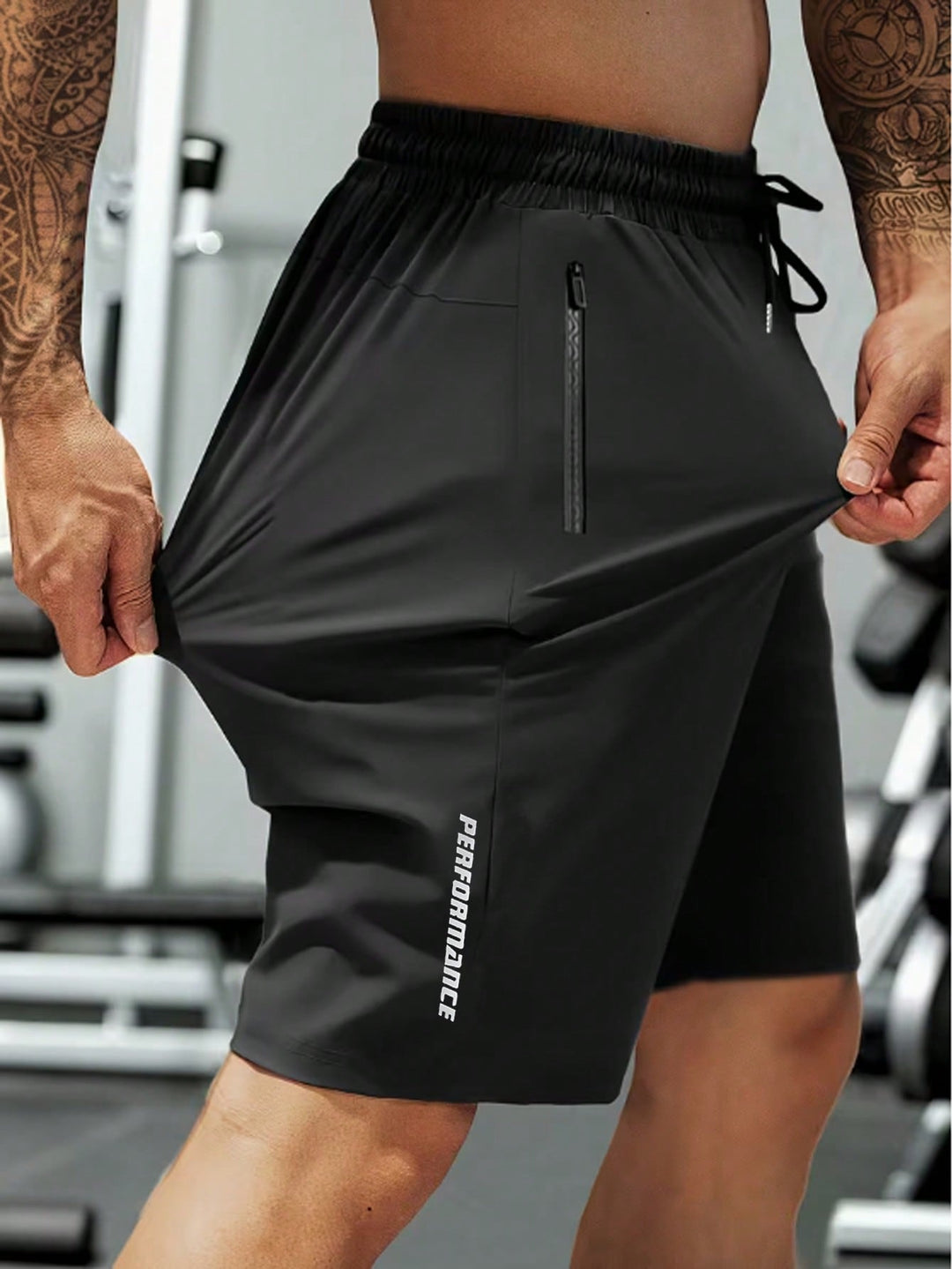 Pantaloni scurți SHEIN, negru