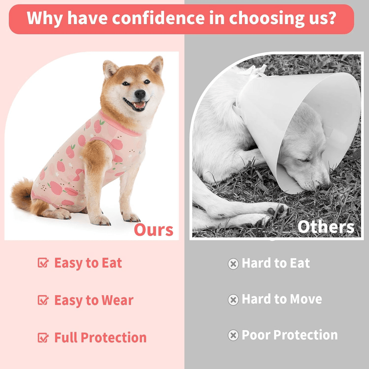 Costum de recuperare pentru animale SHEIN, roz