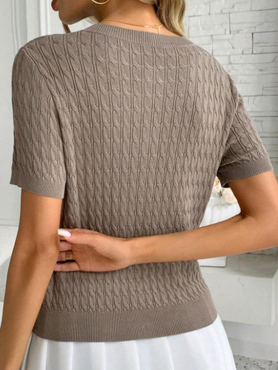 Cardigan SHEIN, maro