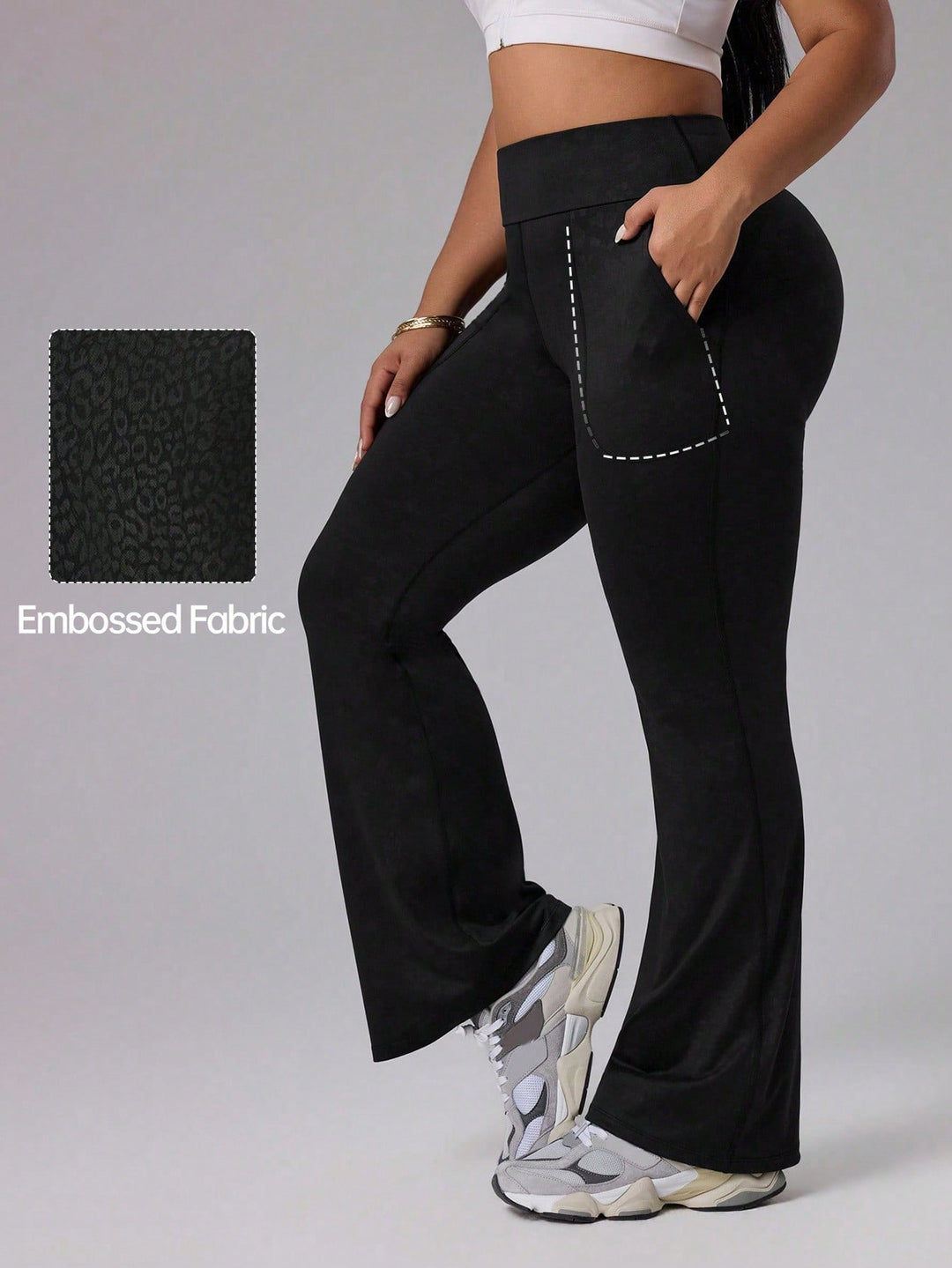 SHEIN Leggings, fekete