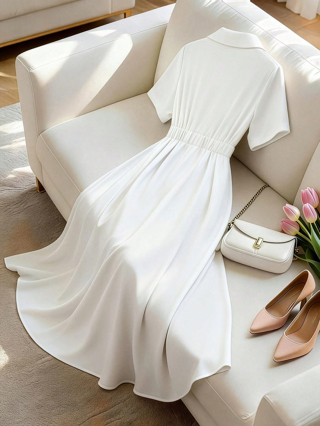 Rochie SHEIN, alb