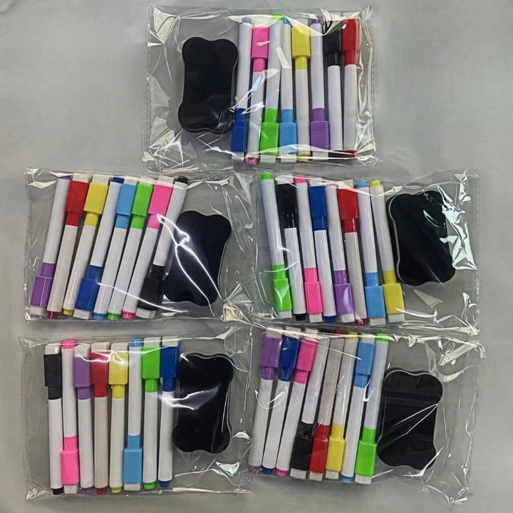 Set markere colorate pentru tablă SHEIN, mix culori