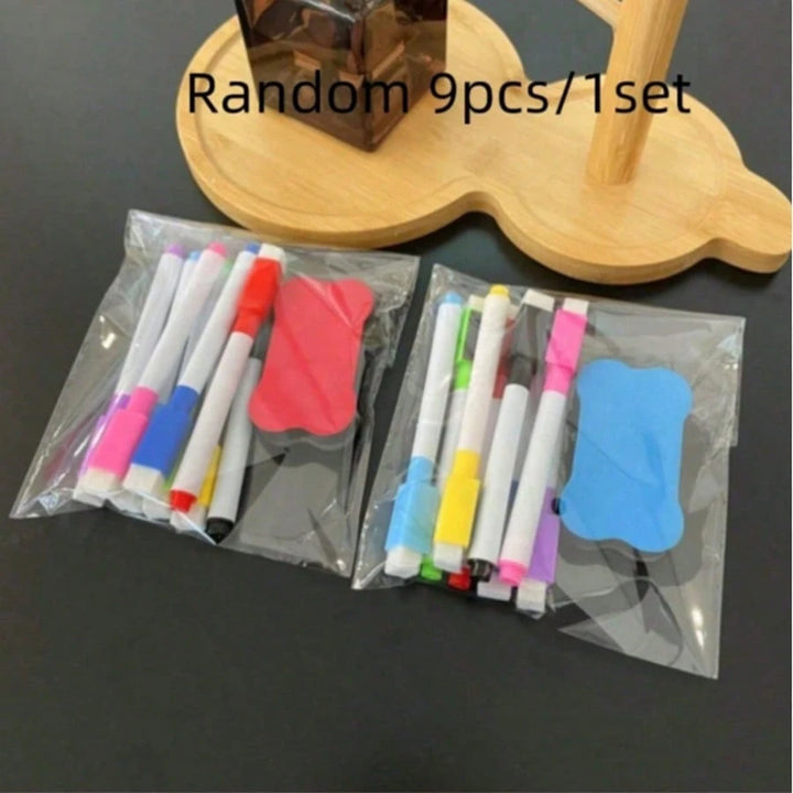 Set markere colorate pentru tablă SHEIN, mix culori