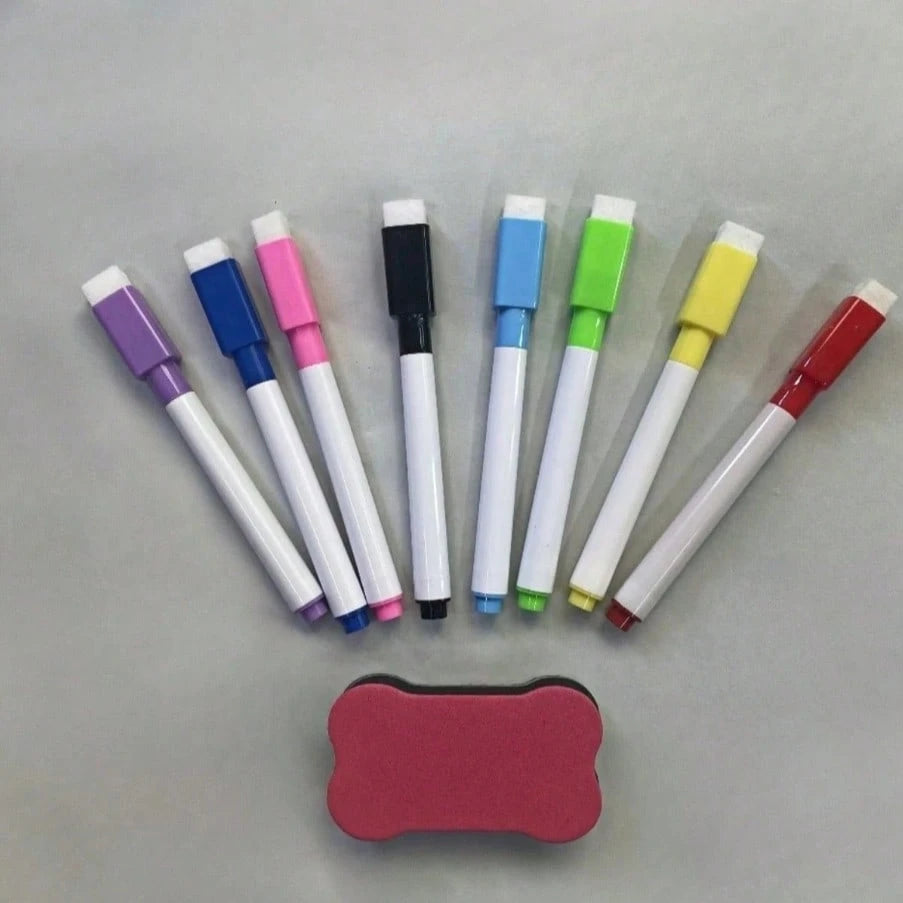 Set markere colorate pentru tablă SHEIN, mix culori